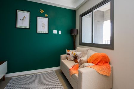 Sala de apartamento para alugar com 1 quarto, 41m² em Santo Amaro, São Paulo