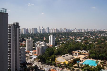 Vista da Varanda da Sala de apartamento para alugar com 1 quarto, 41m² em Santo Amaro, São Paulo