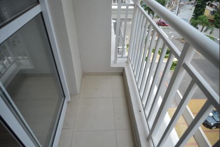 Varanda da Sala de apartamento para alugar com 1 quarto, 37m² em Santa Terezinha, Santo André