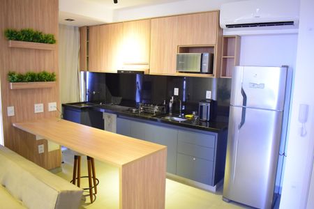Cozinha de kitnet/studio para alugar com 1 quarto, 50m² em Jardim Canada, Ribeirão Preto