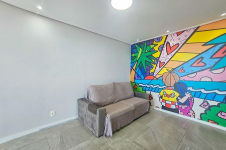 Sala de apartamento para alugar com 3 quartos, 101m² em Parque Enseada, Guarujá