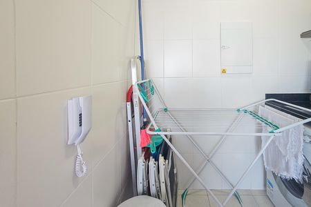 Área de serviço de apartamento para alugar com 3 quartos, 101m² em Parque Enseada, Guarujá