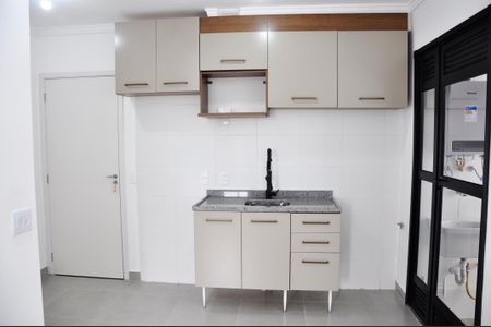 Apartamento para alugar com 42m², 2 quartos e sem vaga Apartamento para alugar com 42m², 2 quartos e sem vagaDetalhe - Cozinha Americana