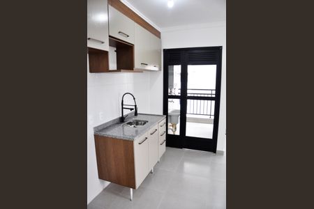 Apartamento para alugar com 42m², 2 quartos e sem vaga Apartamento para alugar com 42m², 2 quartos e sem vagaDetalhe - Cozinha Americana
