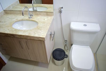 Apartamento para alugar com 120m², 3 quartos e 2 vagasBanheiro da Suíte 2