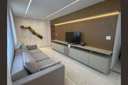 Sala de apartamento à venda com 4 quartos, 175m² em Sion, Belo Horizonte