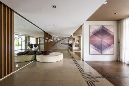 Apartamento para alugar com 58m², 2 quartos e 2 vagasHall social