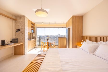 Quarto de apartamento à venda com 1 quarto, 28m² em Itaim Bibi, São Paulo