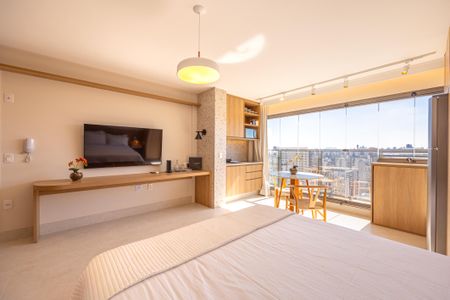 Quarto de apartamento à venda com 1 quarto, 28m² em Itaim Bibi, São Paulo