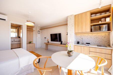 Sala de apartamento à venda com 1 quarto, 28m² em Itaim Bibi, São Paulo