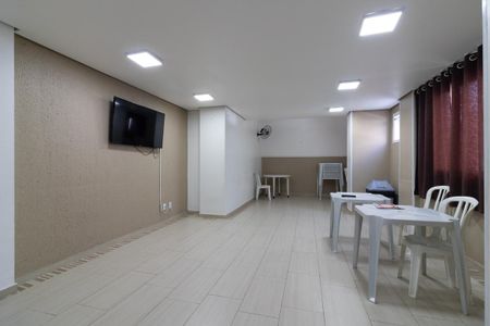 Apartamento para alugar com 49m², 2 quartos e 1 vagaÁrea comum - Salão de festas
