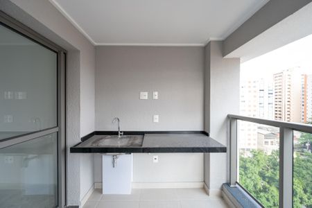Varanda de apartamento à venda com 1 quarto, 50m² em Vila Clementino, São Paulo