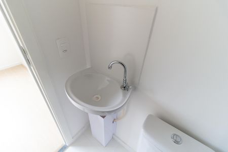 Banheiro  de kitnet/studio à venda com 1 quarto, 17m² em Vila Dom Pedro I, São Paulo