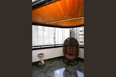 Varanda da Sala de apartamento para alugar com 3 quartos, 156m² em Belvedere, Belo Horizonte