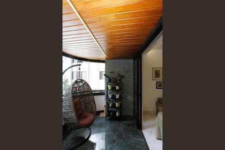 Varanda da Sala de apartamento para alugar com 3 quartos, 156m² em Belvedere, Belo Horizonte