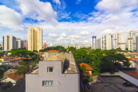 Vista Sala de apartamento para alugar com 1 quarto, 70m² em Jardim das Acacias, São Paulo