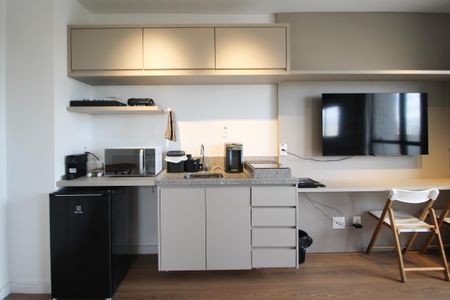 Studio para alugar com 27m², 1 quarto e sem vaga Studio para alugar com 27m², 1 quarto e sem vagaCozinha