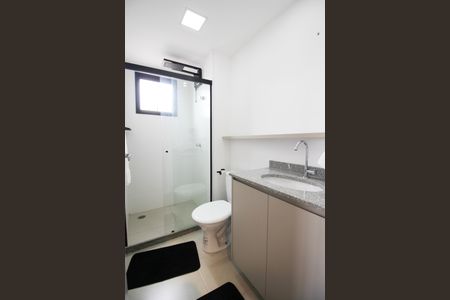 Studio para alugar com 27m², 1 quarto e sem vaga Studio para alugar com 27m², 1 quarto e sem vagaBanheiro