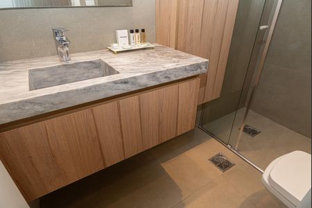 Studio à venda com 35m², 1 quarto e 1 vagaBanheiro