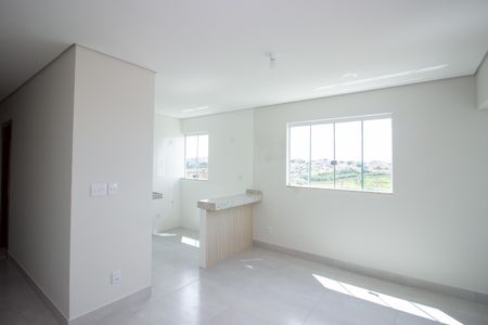 Sala de apartamento para alugar com 2 quartos, 53m² em Tijuca, Contagem