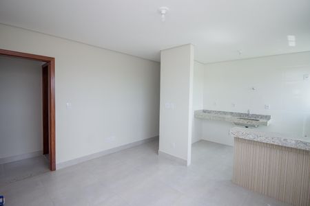 Sala de apartamento para alugar com 2 quartos, 53m² em Tijuca, Contagem