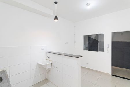 Sala/Cozinha/Área de Serviço  de apartamento para alugar com 1 quarto, 30m² em Parque Cisper, São Paulo