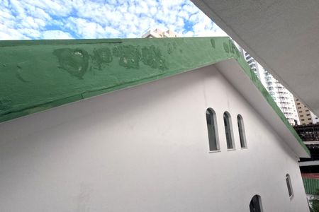 Vista da Sala de apartamento para alugar com 3 quartos, 100m² em Boqueirão, Santos