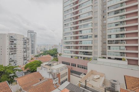 Vista da Varanda de apartamento à venda com 1 quarto, 30m² em Sumaré, São Paulo