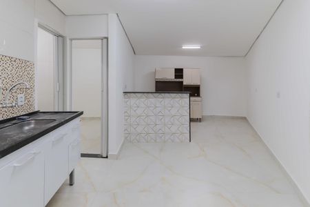 Sala / Cozinha de casa para alugar com 1 quarto, 36m² em Jaguaré, São Paulo