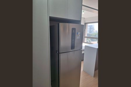 Cozinha de kitnet/studio para alugar com 1 quarto, 25m² em Pinheiros, São Paulo