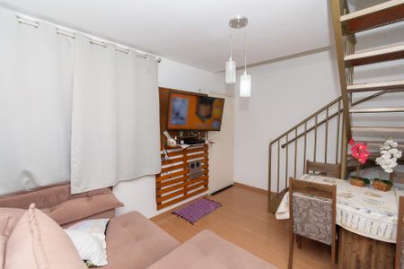 Sala de apartamento à venda com 3 quartos, 120m² em Chácara Cotia, Contagem