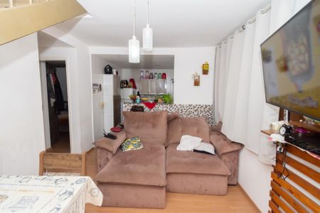 Sala de apartamento à venda com 3 quartos, 120m² em Chácara Cotia, Contagem