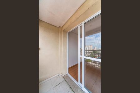 Varanda da Sala de apartamento para alugar com 3 quartos, 78m² em Vila Assunção, Santo André