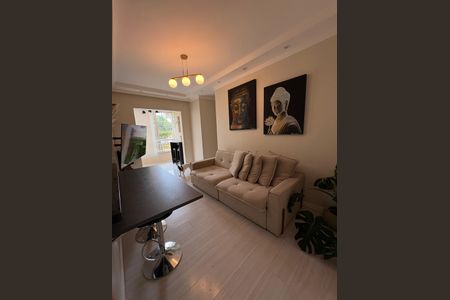 Sala de apartamento à venda com 2 quartos, 62m² em Vila Caraguata, São Paulo