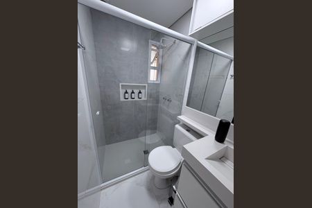 Banheiro de apartamento à venda com 2 quartos, 62m² em Vila Caraguata, São Paulo