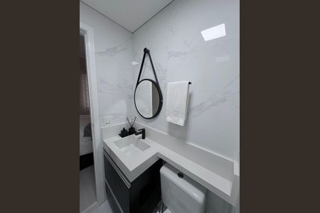 Banheiro de apartamento à venda com 2 quartos, 62m² em Vila Caraguata, São Paulo