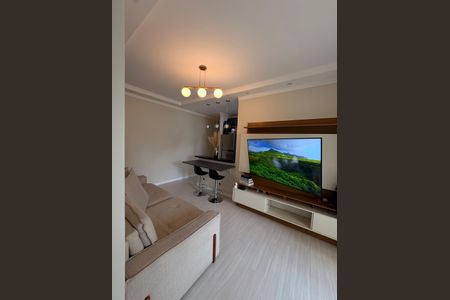 Sala de apartamento à venda com 2 quartos, 62m² em Vila Caraguata, São Paulo