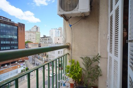Varanda  de apartamento à venda com 1 quarto, 56m² em Floresta, Porto Alegre