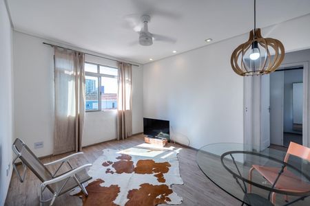 Sala de apartamento para alugar com 2 quartos, 76m² em Embaré, Santos