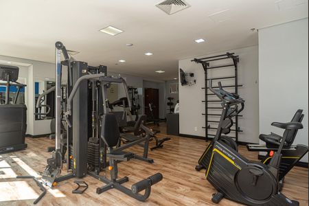 Studio para alugar com 30m², 1 quarto e 1 vaga Studio para alugar com 30m², 1 quarto e 1 vagaÁrea comum - Academia