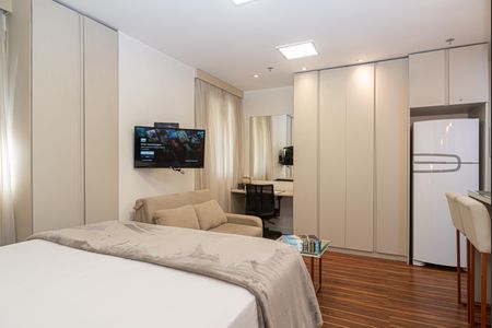 Studio para alugar com 30m², 1 quarto e 1 vaga Studio para alugar com 30m², 1 quarto e 1 vagaQuarto