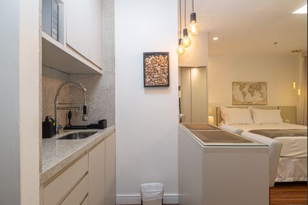 Studio para alugar com 30m², 1 quarto e 1 vaga Studio para alugar com 30m², 1 quarto e 1 vagaCozinha