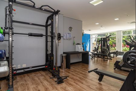 Studio para alugar com 30m², 1 quarto e 1 vaga Studio para alugar com 30m², 1 quarto e 1 vagaÁrea comum - Academia