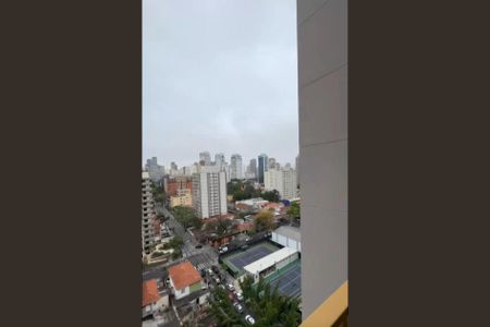 Vista da varanda de kitnet/studio à venda com 1 quarto, 26m² em Vila Olímpia, São Paulo