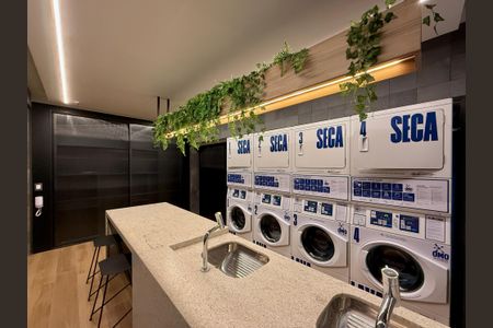 Studio para alugar com 22m², 1 quarto e sem vaga Studio para alugar com 22m², 1 quarto e sem vagaLavanderia