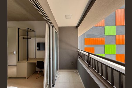 Studio para alugar com 22m², 1 quarto e sem vaga Studio para alugar com 22m², 1 quarto e sem vagaSacada