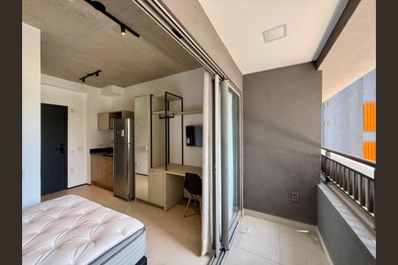Studio para alugar com 22m², 1 quarto e sem vaga Studio para alugar com 22m², 1 quarto e sem vagaSacada