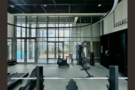 Studio para alugar com 25m², 0 quarto e sem vagaAcademia