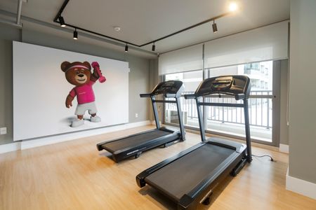 Studio à venda com 32m², 1 quarto e sem vaga Studio à venda com 32m², 1 quarto e sem vagaAcademia