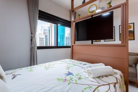 Studio para alugar com 25m², 1 quarto e sem vaga Studio para alugar com 25m², 1 quarto e sem vagaQuarto